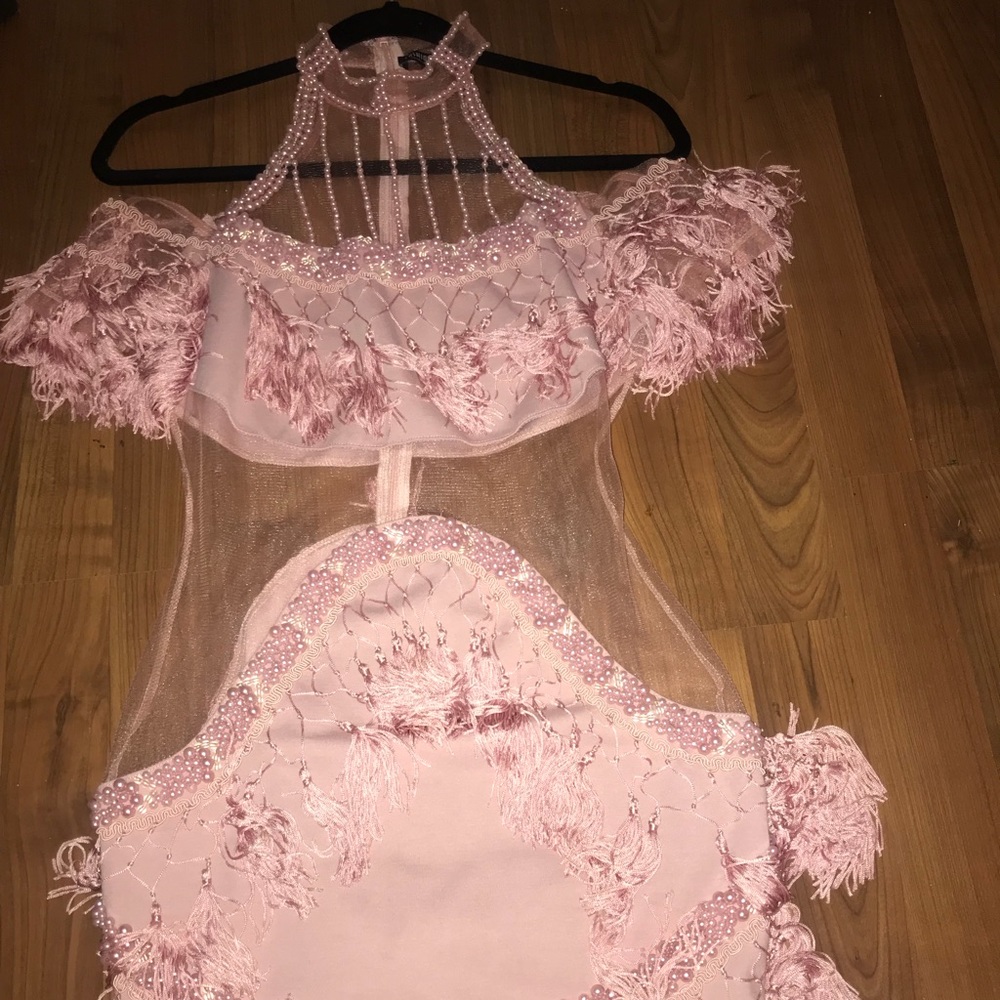 Pink sheer dress - Picture 1 of 1